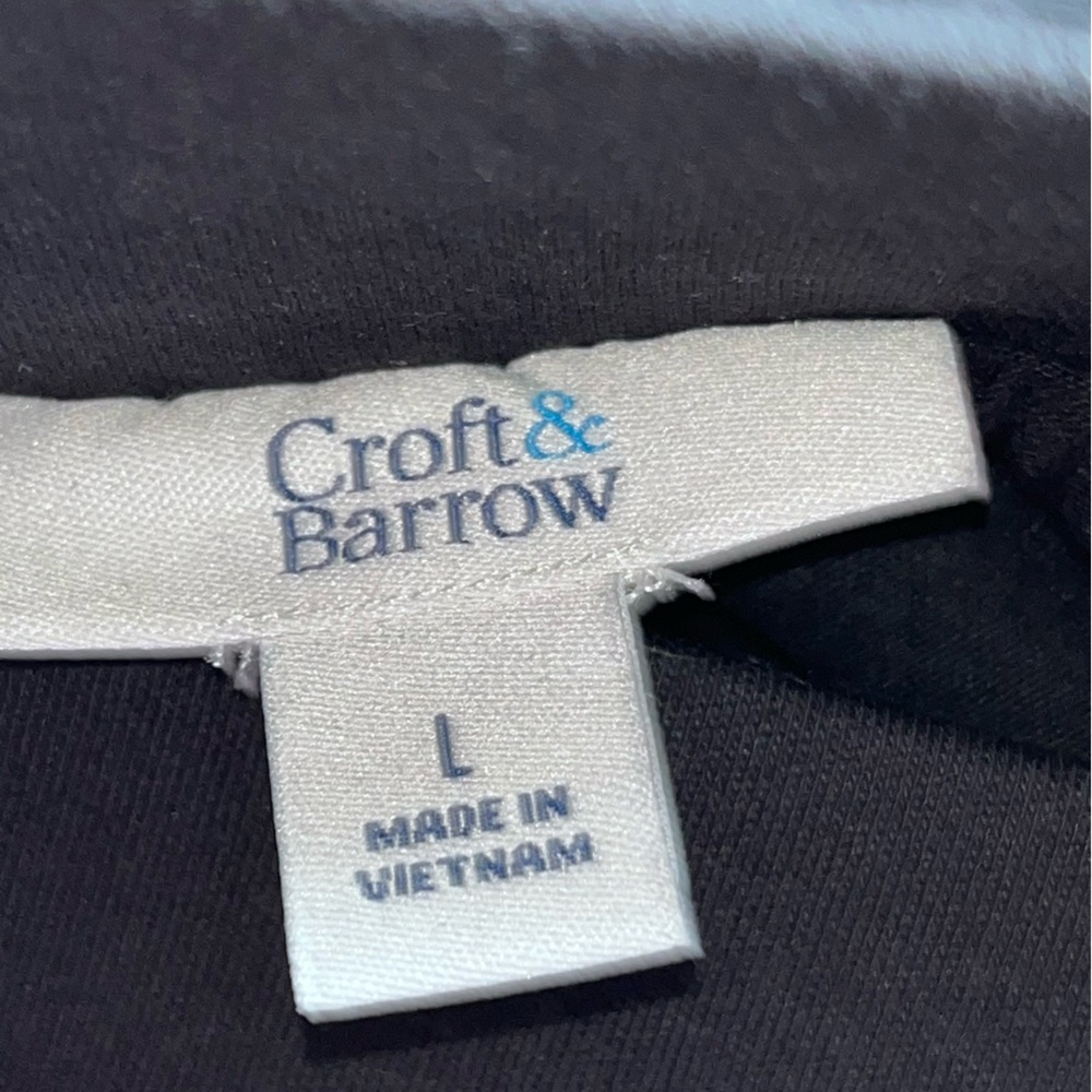 Croft & Barrow Black Midrise Large Easy Pull On Skort New with Tags - Picture 11 of 12